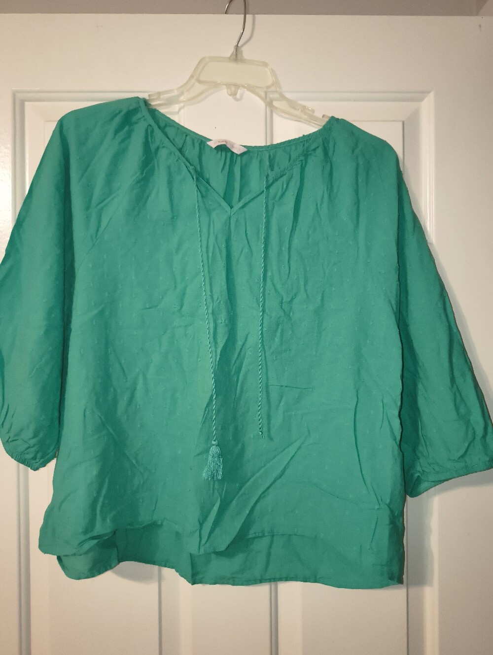 LC Waikiki Classic Emerald Green Blouse – Size XL